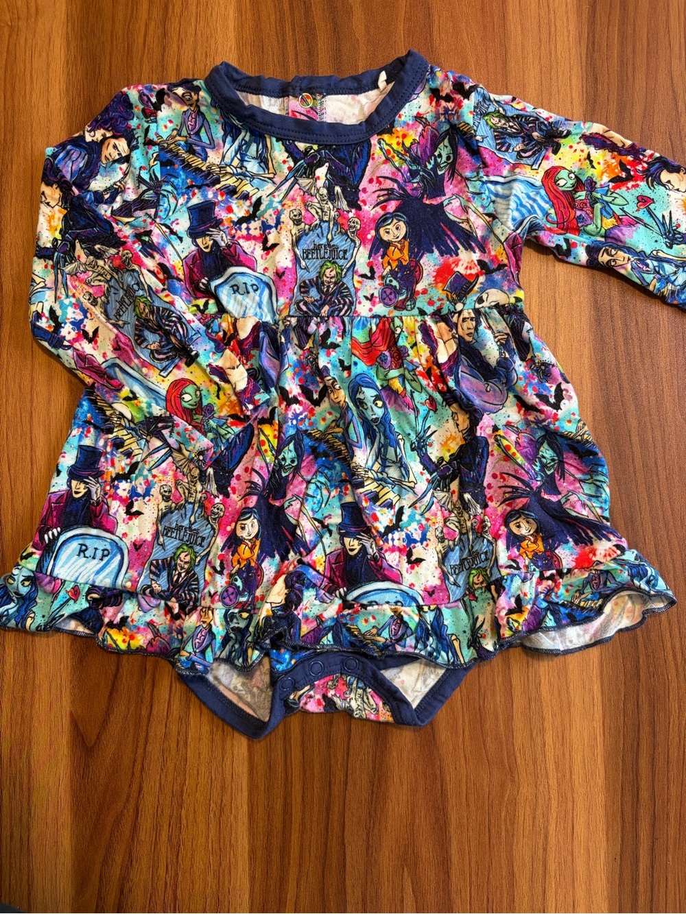 Showstoppers 18-24M Tim Burton Bodysuit Twirl